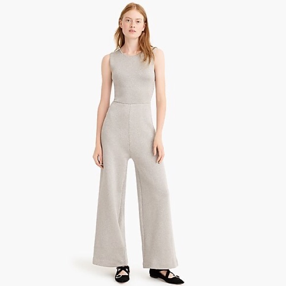 J. Crew Pants & Jumpsuits J Crew Madison Lurex Sweater Jumpsuit Poshmark